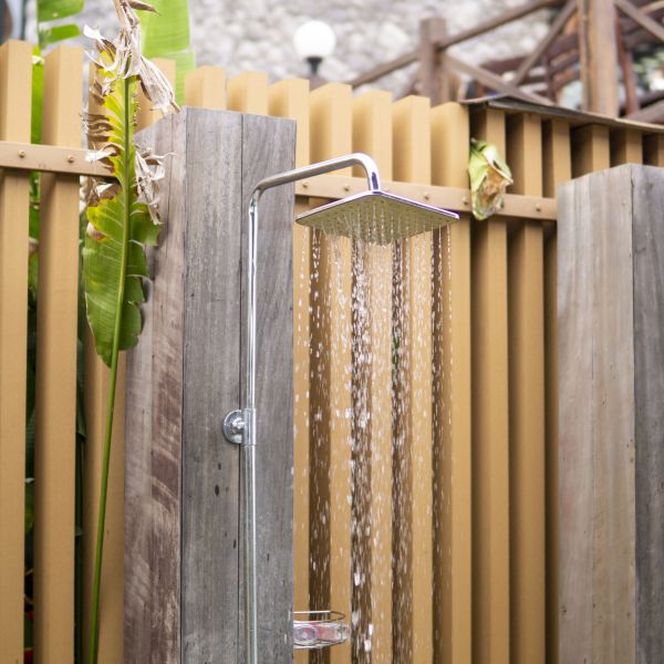 Outdoor Shower Plumbing in Westminster